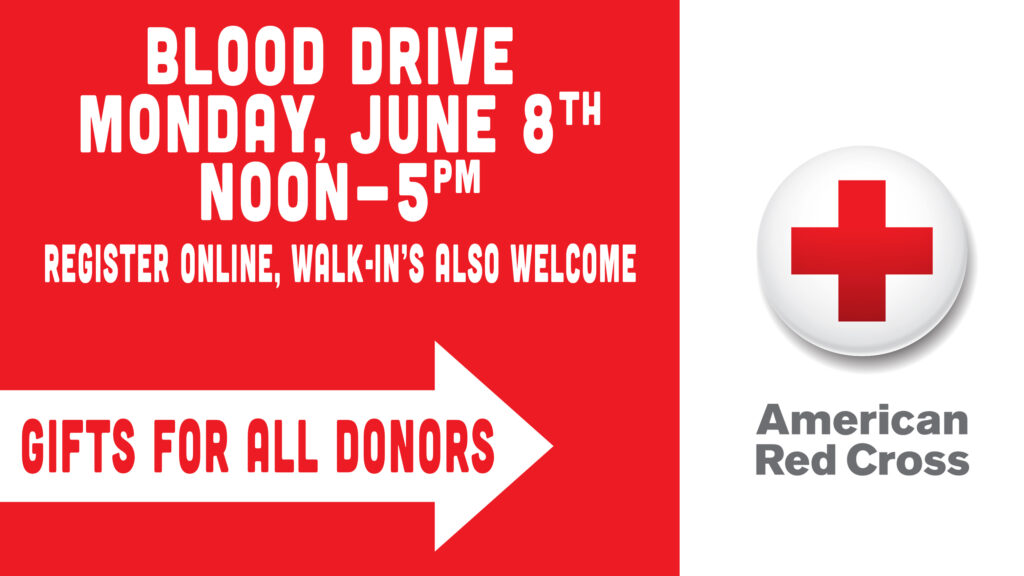 Blood Drive Ahnapee June 8th