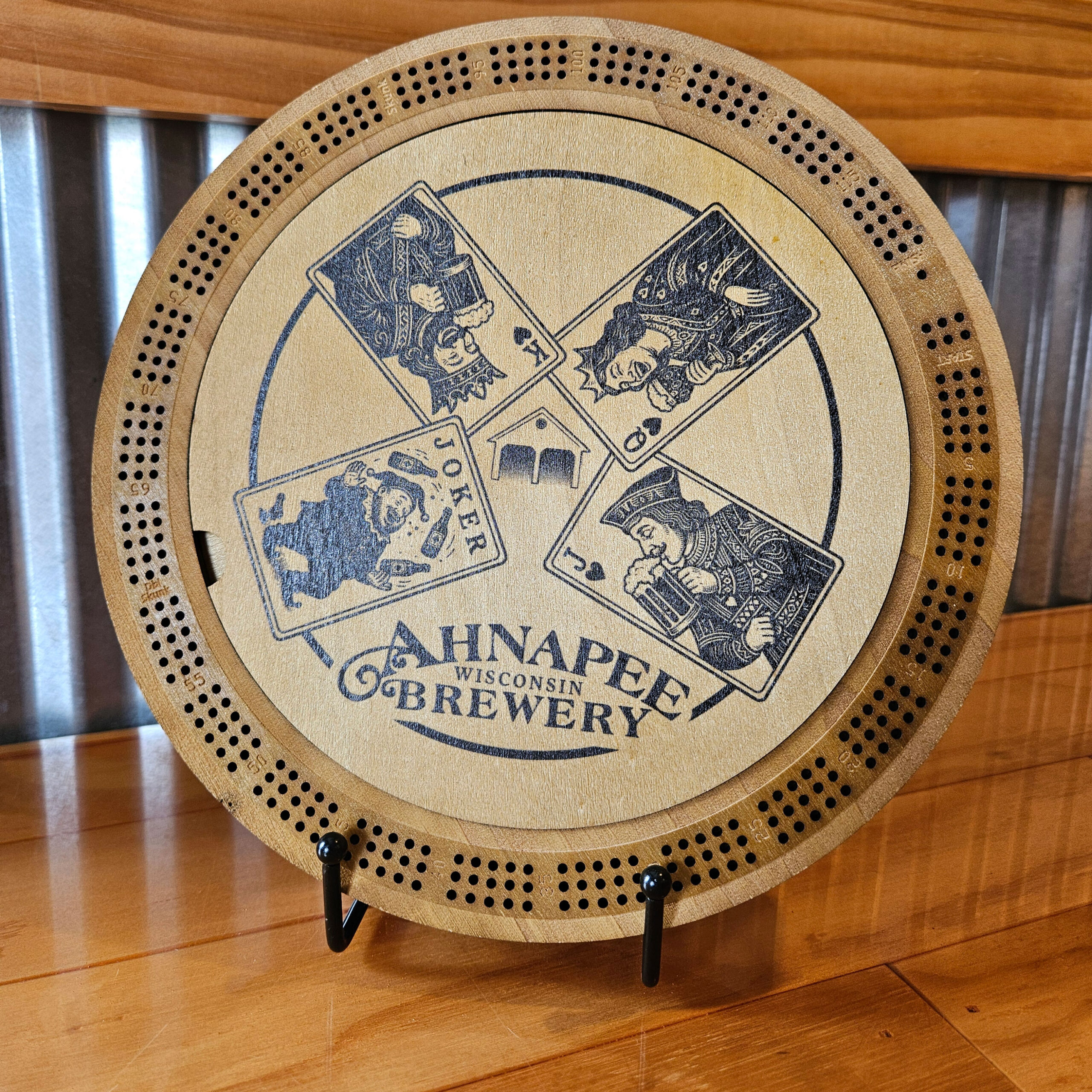 Cribbage Board Ahnapee, Front