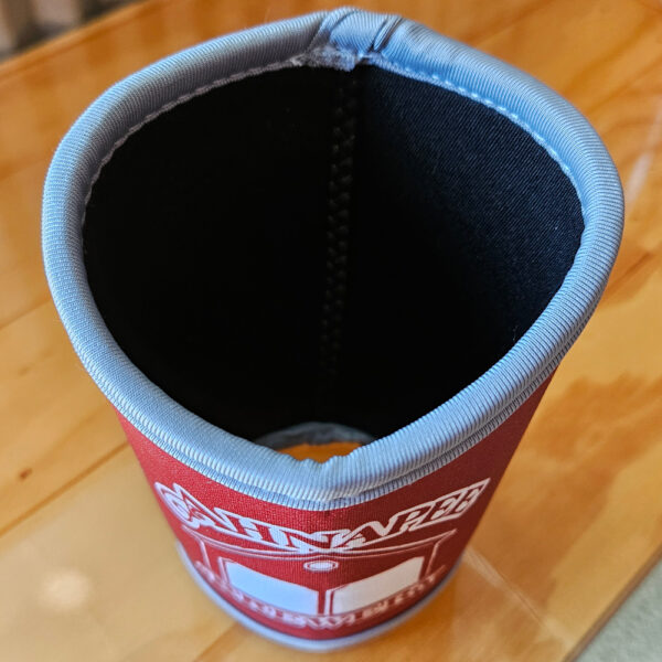 Pint Coozie Red Top view